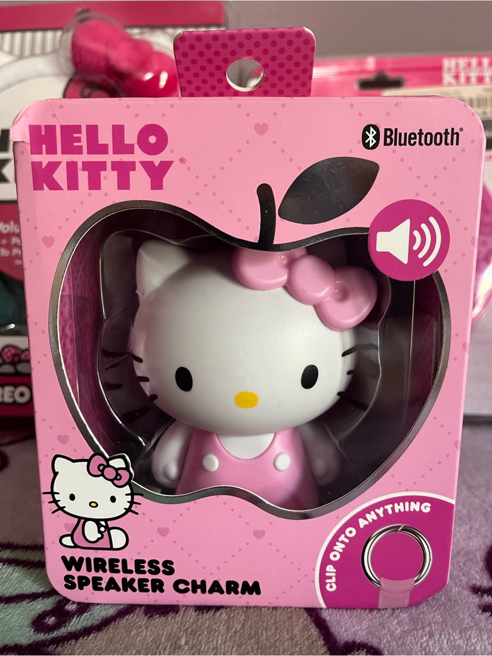 Hello Kitty Pink and White Bluetooth Wireless Speaker Charm